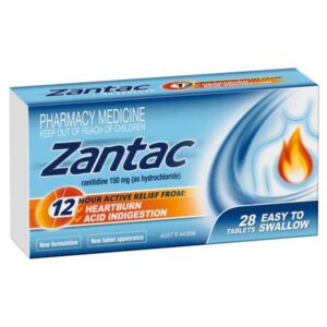 Zantac 150 mg Tablets (Ranitidine) – 28 Tablets